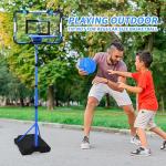 Nattork Adjustable Kids Basketball Hoop with Balls