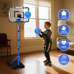 Nattork Adjustable Kids Basketball Hoop with Balls