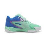 PUMA Men's Dagger Basketball Shoes - Green/Pink