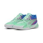 PUMA Men's Dagger Basketball Shoes - Green/Pink