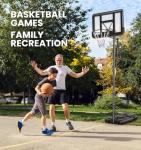 10ft Adjustable Portable Basketball Hoop System