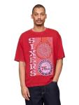 NBA Sixers Graphic Tee for Men, Large