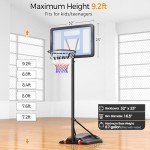 Adjustable Kids Basketball Hoop for Outdoor Play
