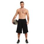 Men's Black 12" Basketball Shorts with Pockets