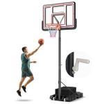 Giantex Adjustable Portable Basketball Hoop - 7.4-10 FT