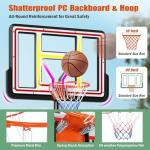 Giantex Adjustable Portable Basketball Hoop - 7.4-10 FT
