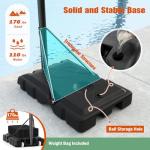 Giantex Adjustable Portable Basketball Hoop - 7.4-10 FT