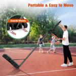 Giantex Adjustable Portable Basketball Hoop - 7.4-10 FT