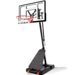Adjustable 40-Inch Basketball Hoop with Wheels