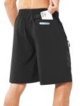 NORTHYARD Men's Quick-Dry Athletic Shorts - Black
