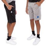 Men's Essential 2-Pack Basketball Shorts, Black/Gray