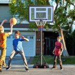 Adjustable Kids Basketball Hoop for Outdoor Play