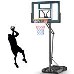 Adjustable 44" Portable Basketball Hoop for Kids