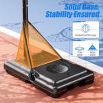 Adjustable 44" Portable Basketball Hoop for Kids