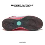 AND1 Scope High Top Basketball Shoes - Light Pink/Green