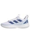 adidas Front Court Shoes in White/Dusky Petrol