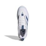 adidas Front Court Shoes in White/Dusky Petrol