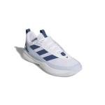 adidas Front Court Shoes in White/Dusky Petrol