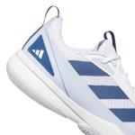 adidas Front Court Shoes in White/Dusky Petrol