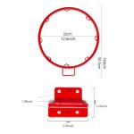 Kids Wall-Mounted Basketball Hoop for Indoor/Outdoor Fun