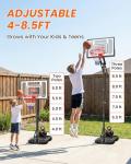 IGL Adjustable Kids Basketball Hoop - 4-8.5ft