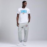NBA Men's Graphic T-Shirt - White, Large