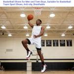 Beita Men’s High-Top Basketball Sneakers, Breathable Design