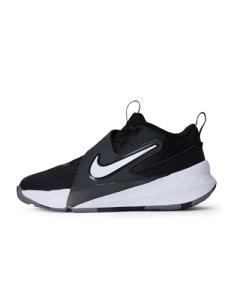 Nike Kids' Team Hustle D Basketball Shoes, Black/White