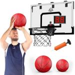 HYES 24" Over The Door Indoor Basketball Hoop