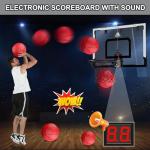 HYES 24" Over The Door Indoor Basketball Hoop