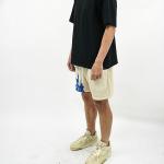 Men's Basketball Shorts with Flame Graphic Print