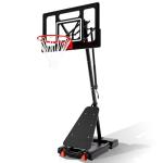 40-Inch Adjustable Basketball Hoop with Wheels