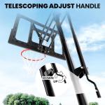 40-Inch Adjustable Basketball Hoop with Wheels