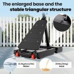 40-Inch Adjustable Basketball Hoop with Wheels