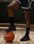Nike G.T. Jump Academy Basketball Shoes, Black/Purple