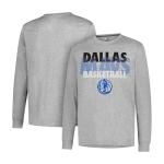NBA Dallas Mavericks Long Sleeve T-Shirt - Heather Gray