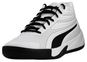 PUMA Men's Court Pro Basketball Shoes - White/Black