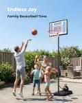 Adjustable Kids Basketball Hoop for Outdoor Fun