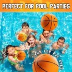 Mini Basketballs - 7 Inch Size 3, Pack of 4