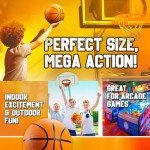 Mini Basketballs - 7 Inch Size 3, Pack of 4