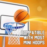 Mini Basketballs - 7 Inch Size 3, Pack of 4