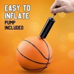 Mini Basketballs - 7 Inch Size 3, Pack of 4