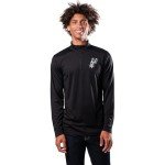 Men's Team Color Quarter Zip Long Sleeve Tee