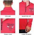 Men's Team Color Quarter Zip Long Sleeve Tee