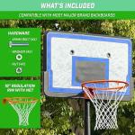 GoSports 18 Inch Steel Basketball Rim for Replacement