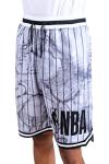 NBA Men's Super-Soft Light Grey Training Shorts