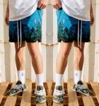 ZACAGO Men's Retro Lightweight Basketball Shorts