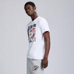 NBA Men's Graphic Short Sleeve Team T-Shirt, White