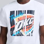 NBA Men's Graphic Short Sleeve Team T-Shirt, White