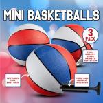 Kids Mini Basketballs - 7 Inch, Pack of 3
